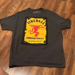 Cinnamon Whisky Graphic T-Shirt - Charcoal